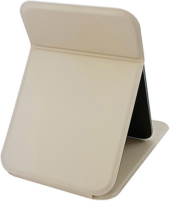 맙소샵 플렛 접이식 휴대용 각도조절 미니 탁상거울 HR2616, 베이지