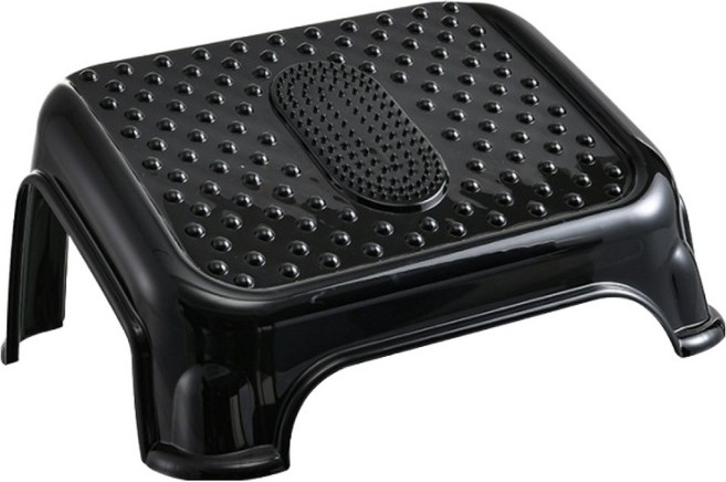 맙소샵 사무실 가정 욕실 다용도 발받침대 HR2576, 블랙