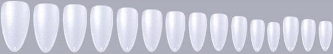 비앙티노 말랑이 소프트 커브 투명 젤네일 팁 25BRS287 240p 세트, 1세트, No4