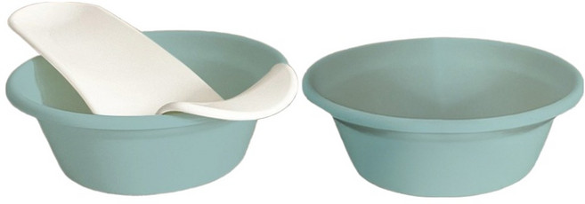 플라팜 신생아 뉴코코맘 아기욕조 베이직 3종 세트, 민트, 1세트