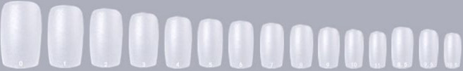 비앙티노 말랑이 소프트 커브 투명 젤네일 팁 25BRS287 240p 세트, 1세트, No6