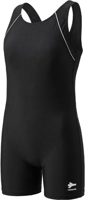 레노마수영복 파이핑 라인 X백 3부 반신수영복 RN-GS2G565