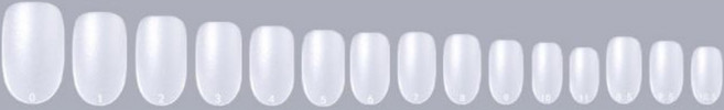비앙티노 말랑이 소프트 커브 투명 젤네일 팁 25BRS287 240p 세트, 1세트, No9