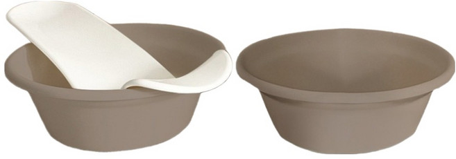 플라팜 신생아 뉴코코맘 아기욕조 베이직 3종 세트, 브라운, 1세트