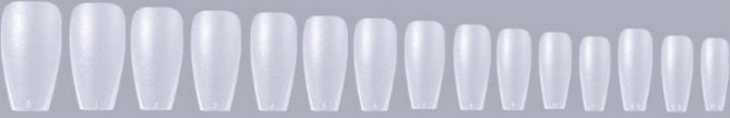 비앙티노 말랑이 소프트 커브 투명 젤네일 팁 25BRS287 240p 세트, 1세트, No2