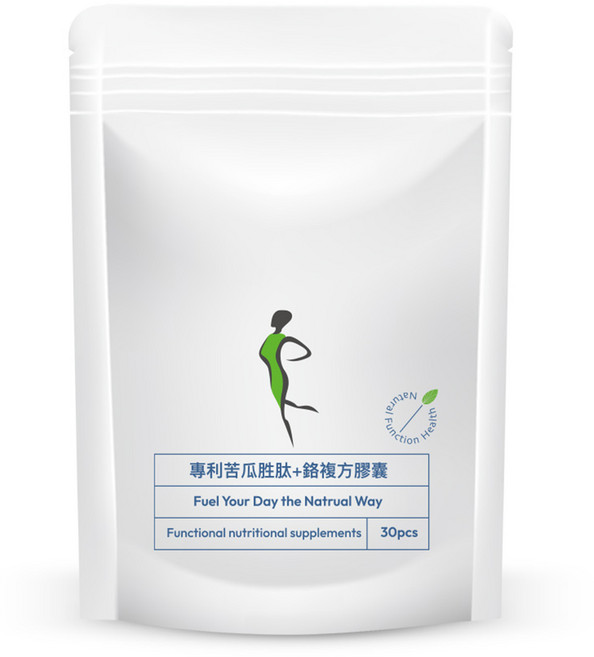 Vira 維拉 苦瓜胜肽 + 鉻複方膠囊 500mg, 1個, 30顆