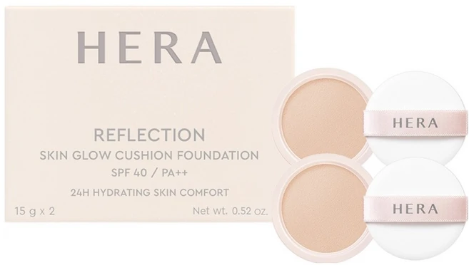 헤라 리플렉션 스킨 글로우 쿠션 21N1 리필 15g, 21N1 바닐라, 2개 - 쿠팡