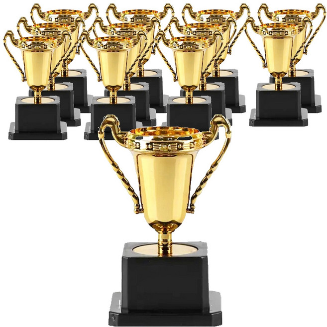 (주)유니아트 미니트로피 12p, 금색, 1개