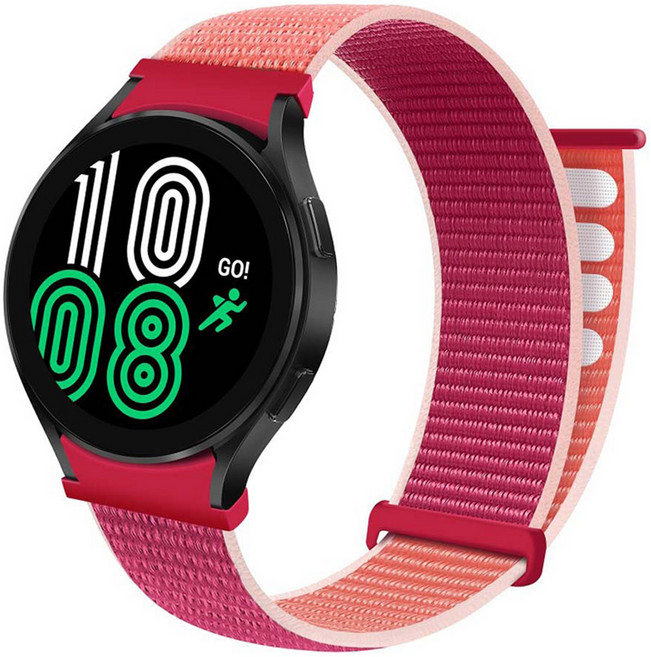 젤리타이거 갤럭시워치 경량 스포츠 밴드 스트랩 날개형 20mm, 투톤핑크, 1개