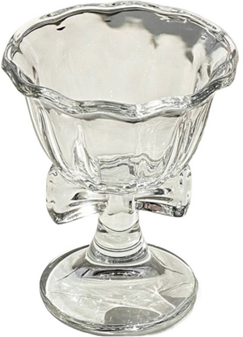 아메리칸로드 로맨틱 리본스탠드 주스 고블렛잔 HR2649, 투명, 1개