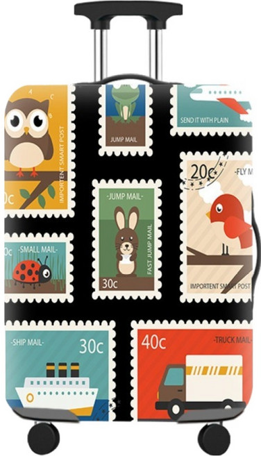 조인메이드 두꺼운 탄성 방진 보호 트롤리 케이스 가방 커버