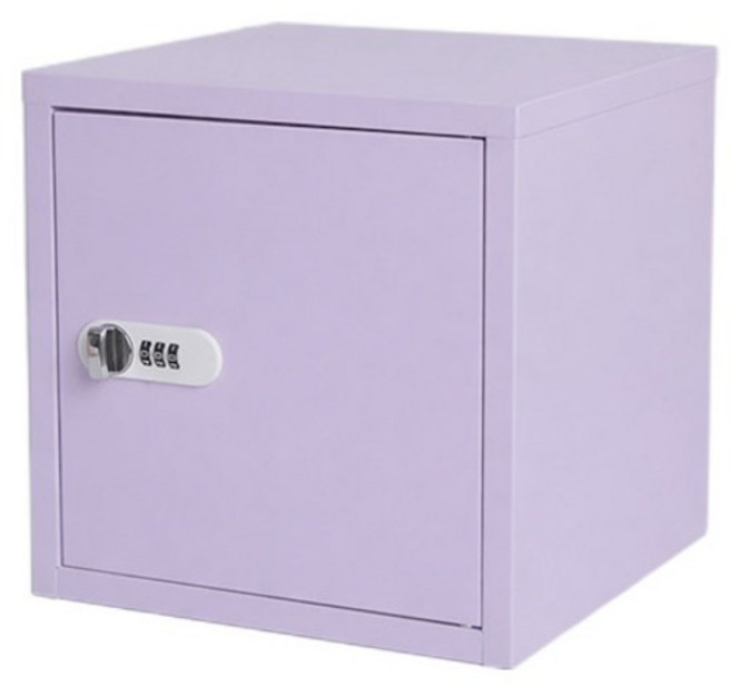 히키스 컴팩디자인 프라이빗 개인 가정 스틸 미니금고 MS10, 퍼플