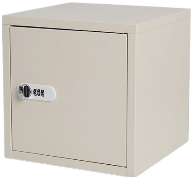 HICKIES 컴팩디자인 프라이빗 개인 가정 스틸 미니금고 MS10, 베이지