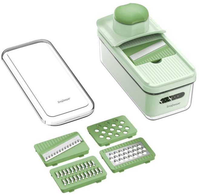 Corelle Brands 康寧餐具 多功能5合1切菜器, 綠色, 1個