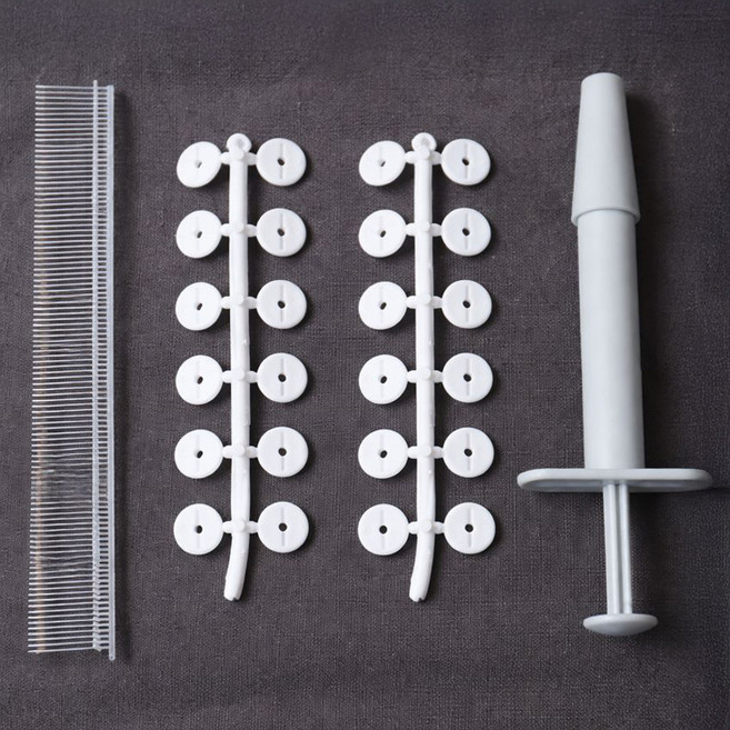 다나셀 이불 침대시트 고정핀 푸쉬기구 2p, 그레이