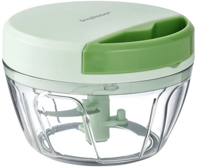 Corelle Brands 康寧餐具 手拉食材切碎器, 綠色, 1個