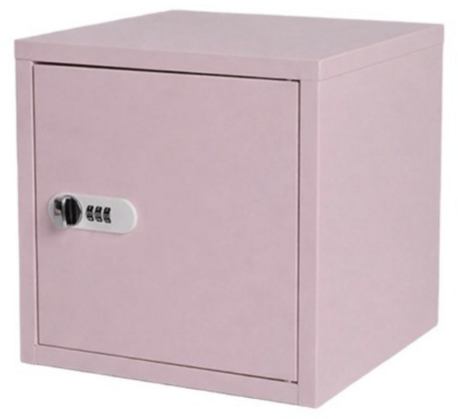 HICKIES Compact Design 私人個人家用鋼製迷你保險箱 MS10, 粉紅色