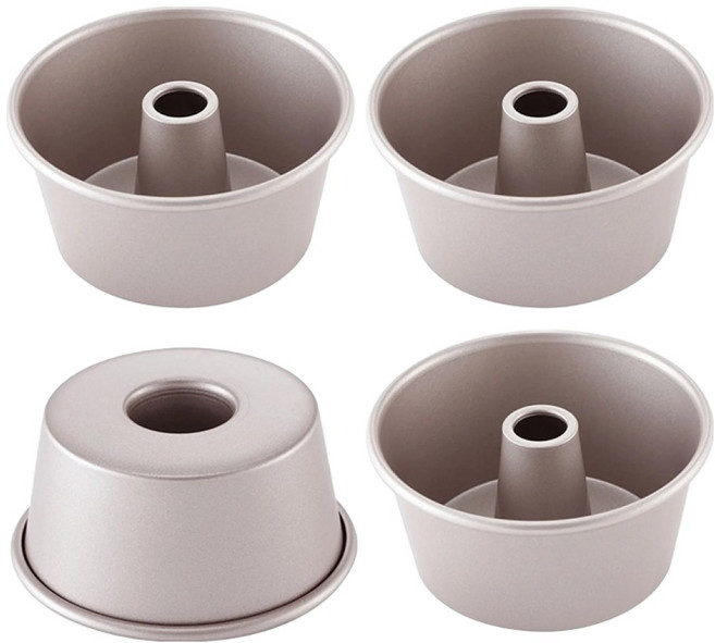 쉐프메이드 미니 엔젤 쉬폰케익팬 WK9032-4, 4개