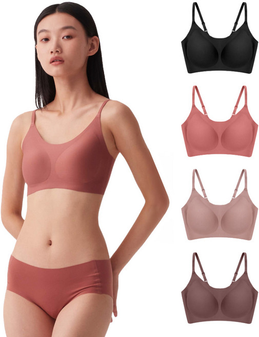 24hrs. 無感失憶內衣4件組 經典款