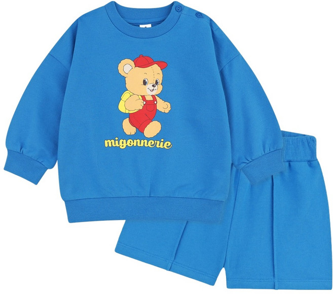 MilkBaby 올데이 러키 베어 상하의 세트