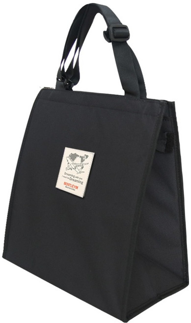 벤틀리엠 피크닉 보온보냉 가방 중형 8L 길이조절형, 블랙, 1개