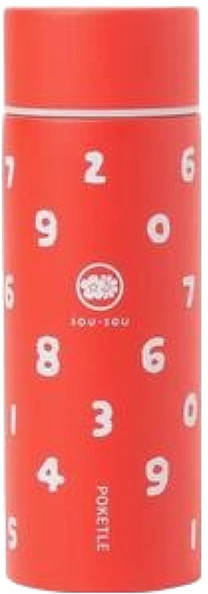 포케틀 소우소우 120 텀블러, 코랄 레드, 1개, 120ml