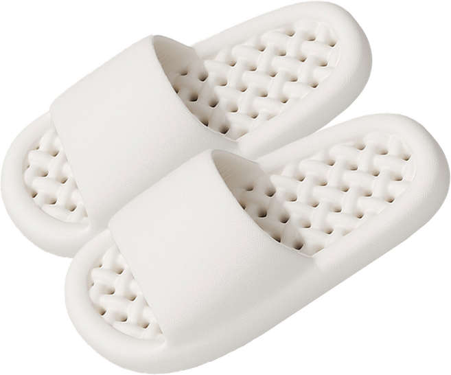 코다치프 미끄럼방지 욕실화, 하얀색, 1개