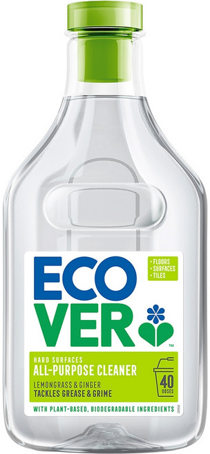 ECOVER 宜珂 多功能濃縮清潔劑 檸檬生薑, 1個, 1L