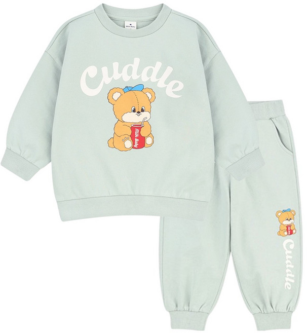 MilkBaby 쥬시쥬스 베어유아 상하의 세트