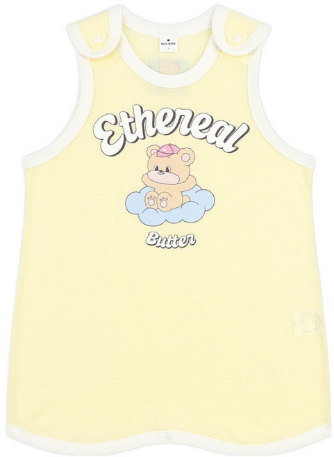 MilkBaby 아동용 시원한 코튼메쉬 수면조끼