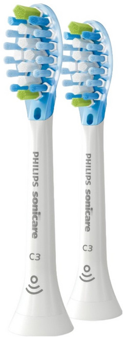 PHILIPS 飛利浦 韓國 C3 頂級護理牙刷刷頭 白色, HX9042/14, 2個