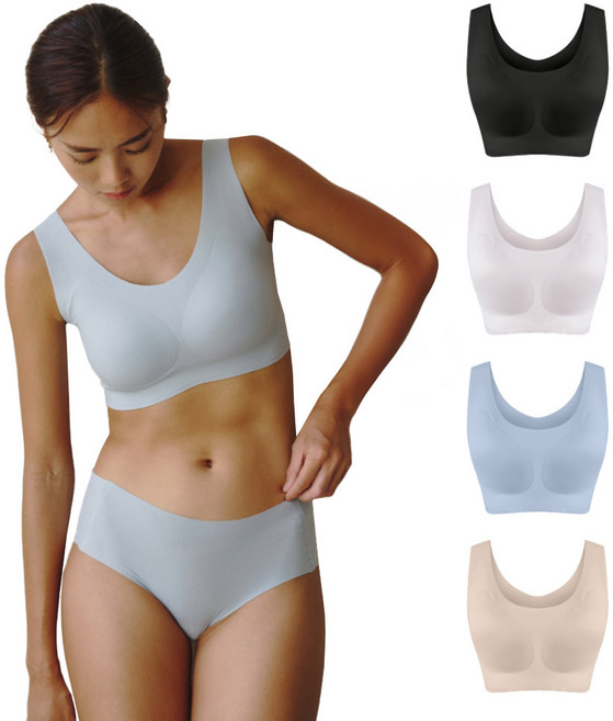 24hrs. 無感失憶寛肩內衣4件組 經典款