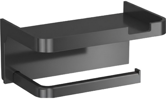 쉐리엘 고급 무타공 휴지걸이, 그레이, 1개