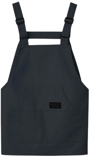 Bareunliving 標準大尺寸圍裙, 黑色, 1個