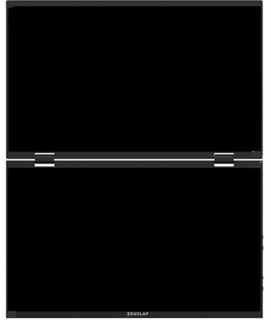 제우스랩 FHD 접이식 듀얼 터치 모니터 360도회전, 39.6cm, Z15WT