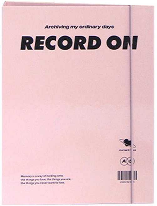 아이코닉 레코드온 6공 바인더 포카 네컷앨범 A5, 03 PINK