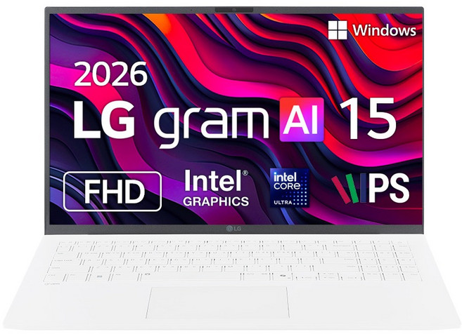 [역대가]LG전자 2026 그램 AI 15 코어Ultra5, 15Z90U-GS5CK, 256GB, 16GB, WIN11 Home