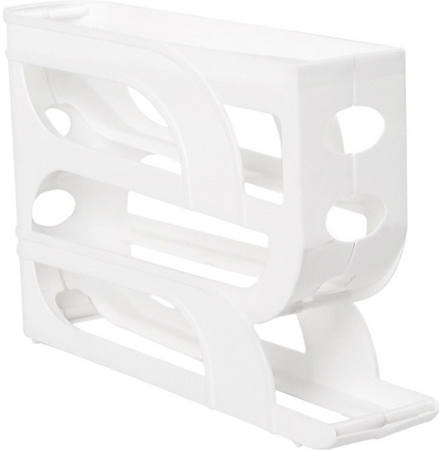 솔브리빙 스르륵 4단 계란 보관 트레이, 1개, 화이트