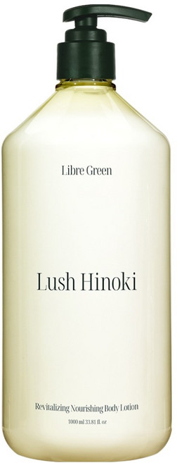 리브레그린 리바이탈라이징 너리싱 바디로션 러쉬 히노끼, 1개, 1L