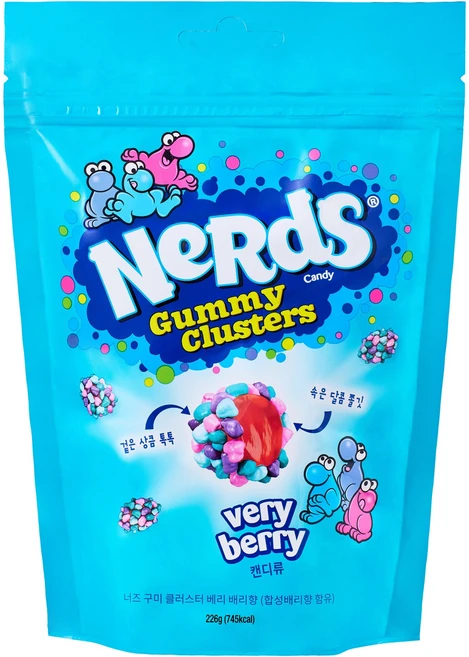 너즈 구미 클러스터 베리베리, 1개, 226g - 쿠팡