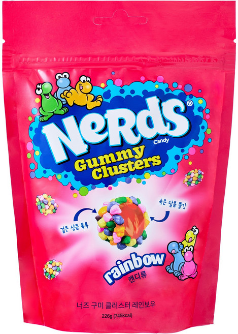 너즈 구미 클러스터 레인보우, 226g, 1개