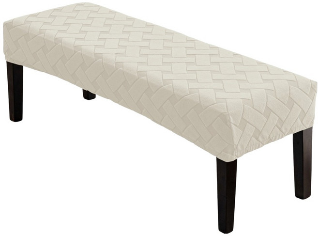 알럽홈 식탁 피아노 벤치 긴 의자 커버 L261-0116FR, TYPE 3, 1개