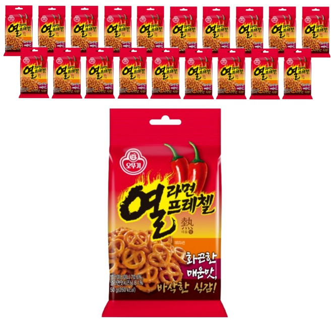 OTOKI 不倒翁 熱拉麵蝴蝶餅, 50g, 20個