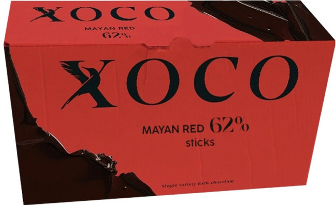 XOCO 마얀 레드 62% 스틱 커버춰 초콜릿, 2.5kg, 1개