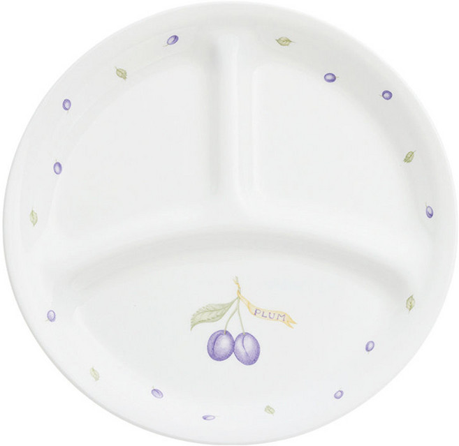 Corelle Brands 康寧餐具 分隔盤, 紫梅, 1個