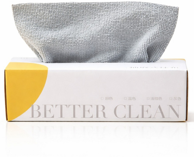 BETTER CLEAN 一次性抽取式吸水清潔布 28 x 22cm 灰色, 1套, 15個裝