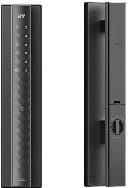 HYUNDAI HT 即時上鎖推拉式電子鎖, TDL-A5001, 顧客自行安裝