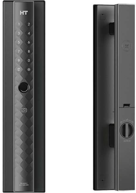 HYUNDAI HT 指紋辨識即時上鎖推拉式門鎖, TDL-A5001F, 顧客自行安裝