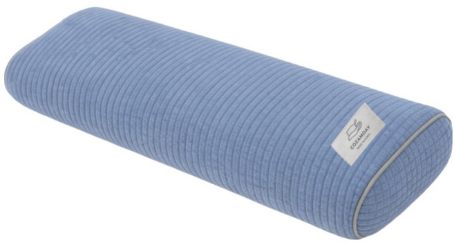 cozamday 韓國製造 100%莫代爾 方形蕎麥枕, 藍色, 1個