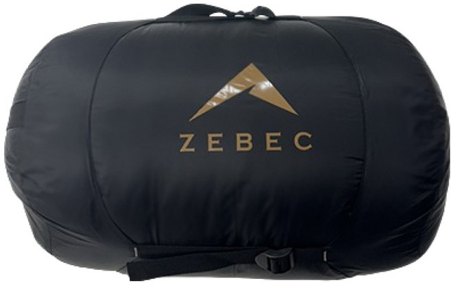ZEBEC Downy 絲滑羽毛睡袋 2.5kg, 黑色, 1個